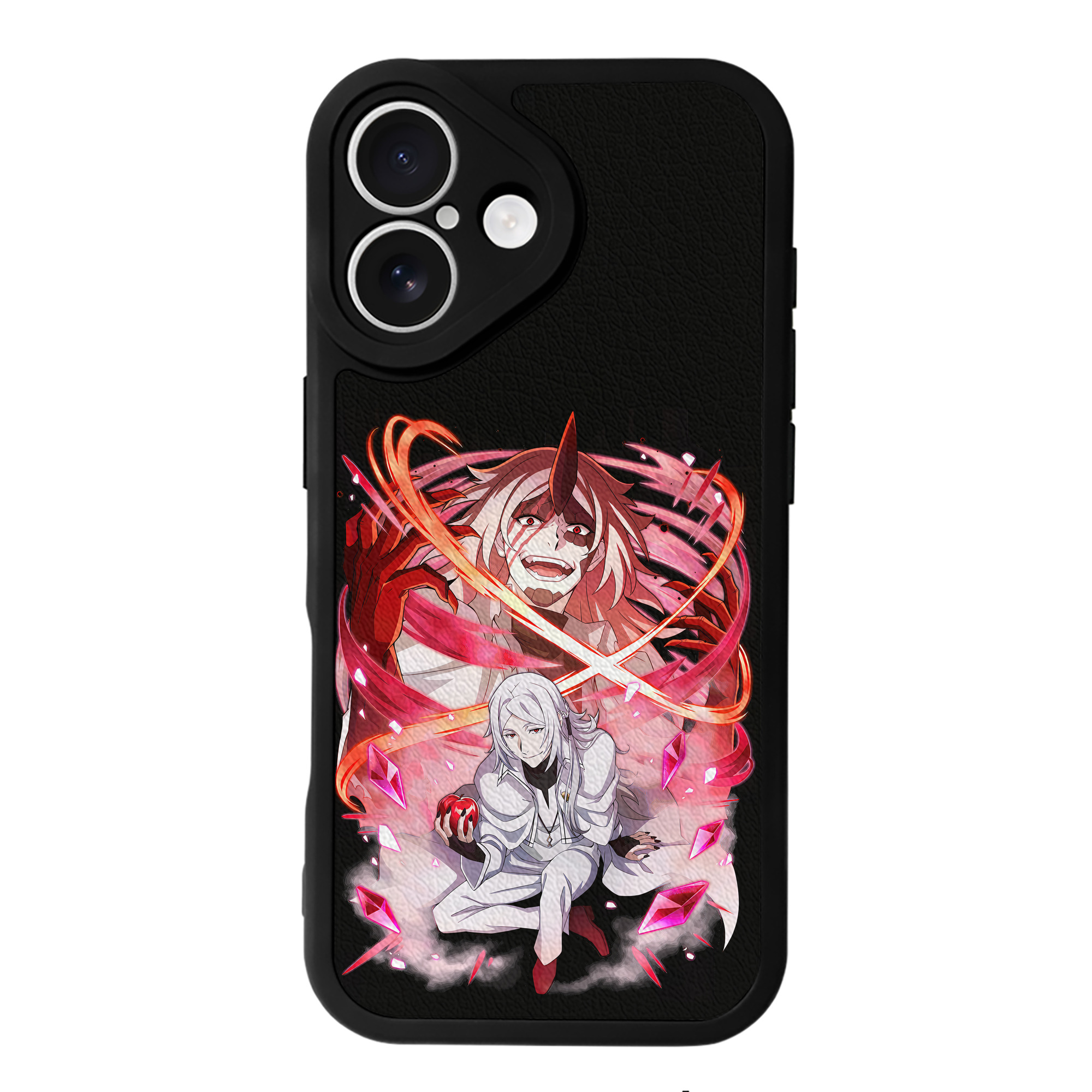 （画像用） 文豪ストレイドッグス Bungo Stray Dogs 【iPhone 16シリーズ対応】シリコンスマホケース（レザー調） 材質：シリコン